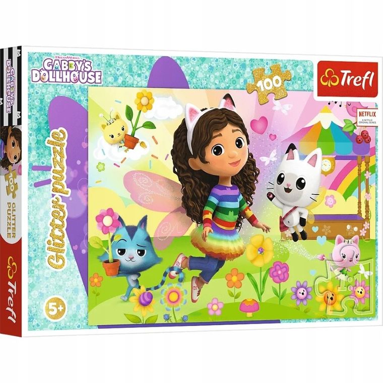 Trefl, Gabby's Dollhouse, 100 piese