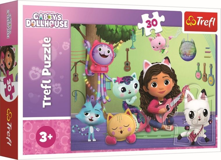 Trefl, Gabby's Dollhouse, Gabby, puzzle, 30 piese