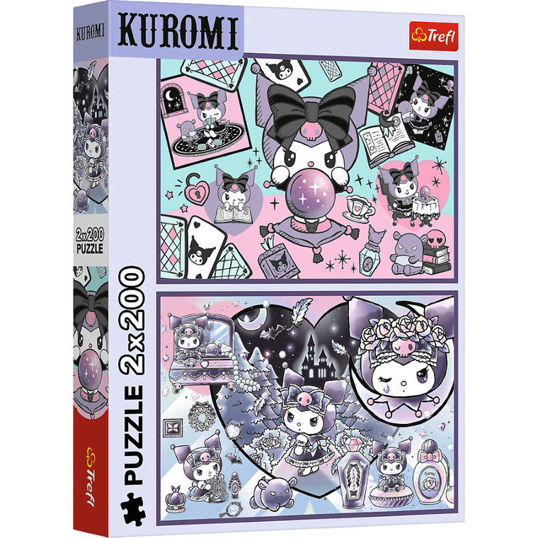 Trefl, Hello Kitty, Kuromi, puzzle, 2-200 piese