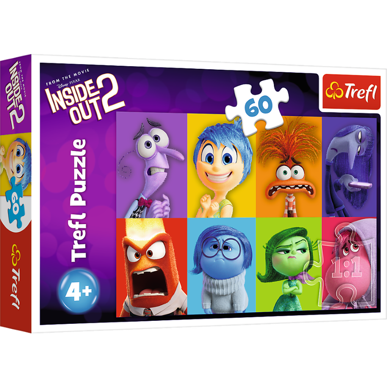 Trefl, Inside Out 2, puzzle, 60 piese