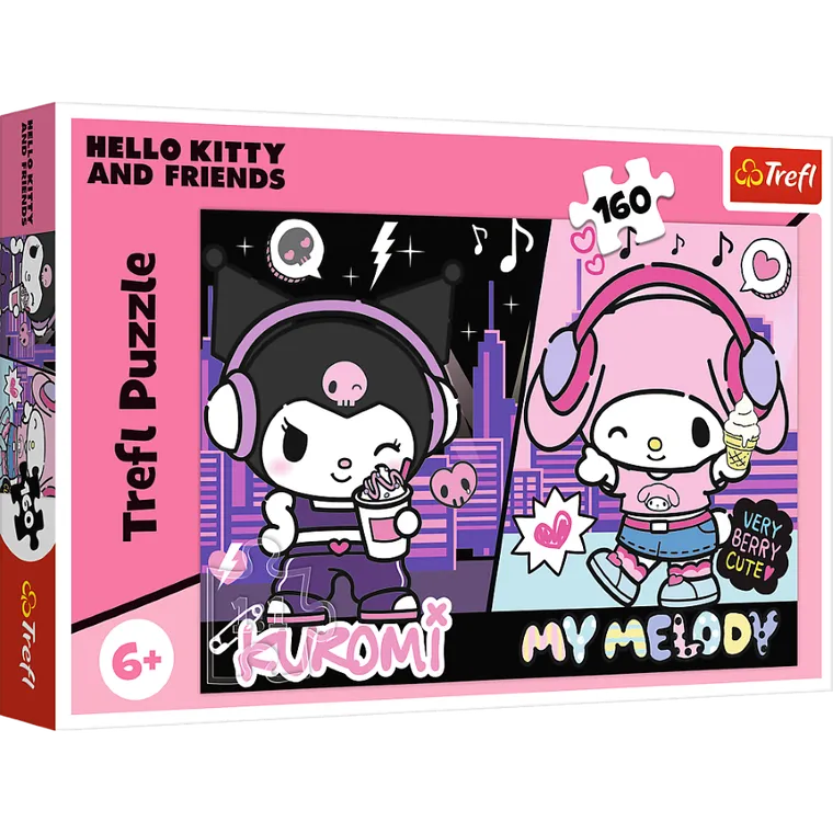 Trefl, Kuromi Rules, puzzle, 160 piese