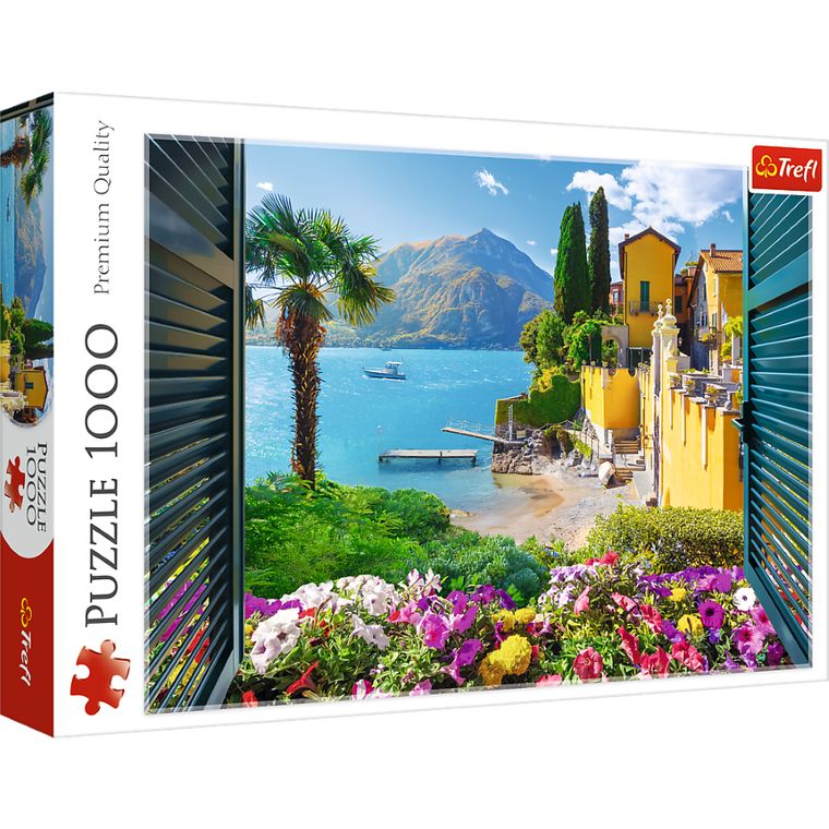Trefl, Lake Como, puzzle, 1000 piese