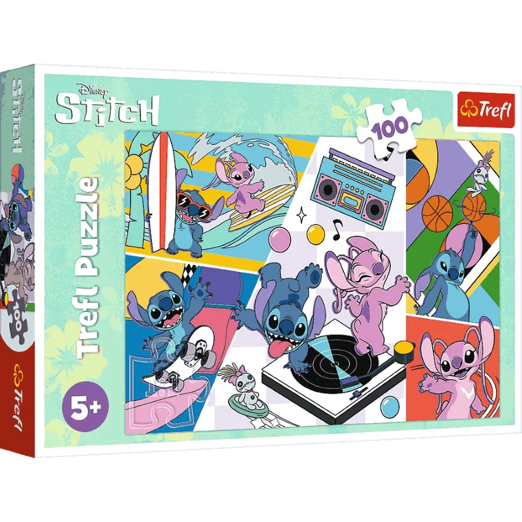 Trefl, Lilo si Stitch, puzzle, 100 piese