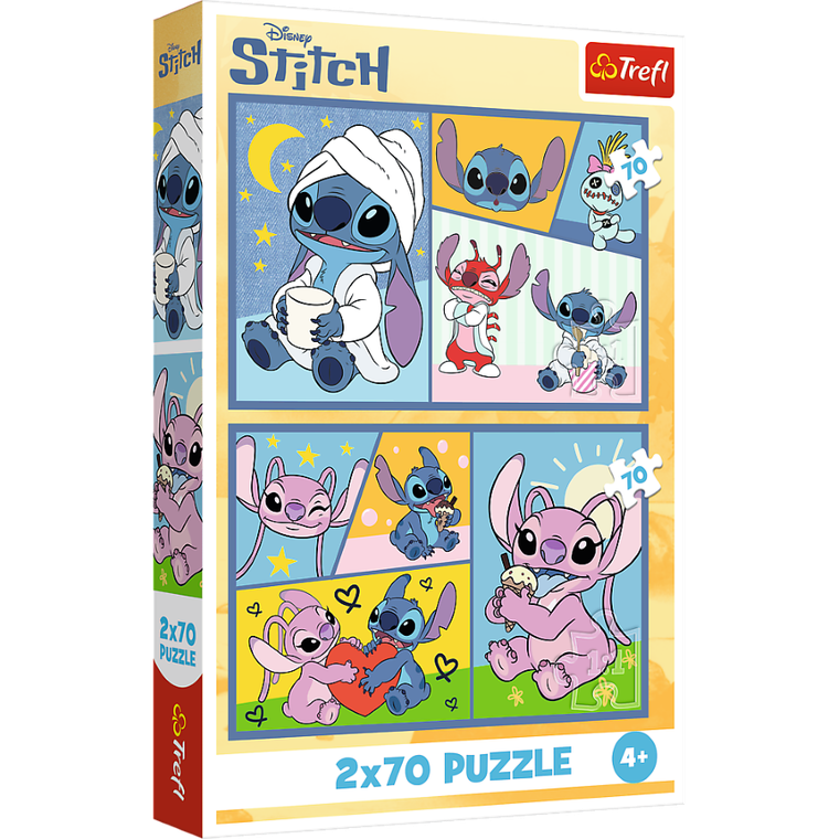 Trefl, Lilo si Stitch, puzzle, 2-70 piese