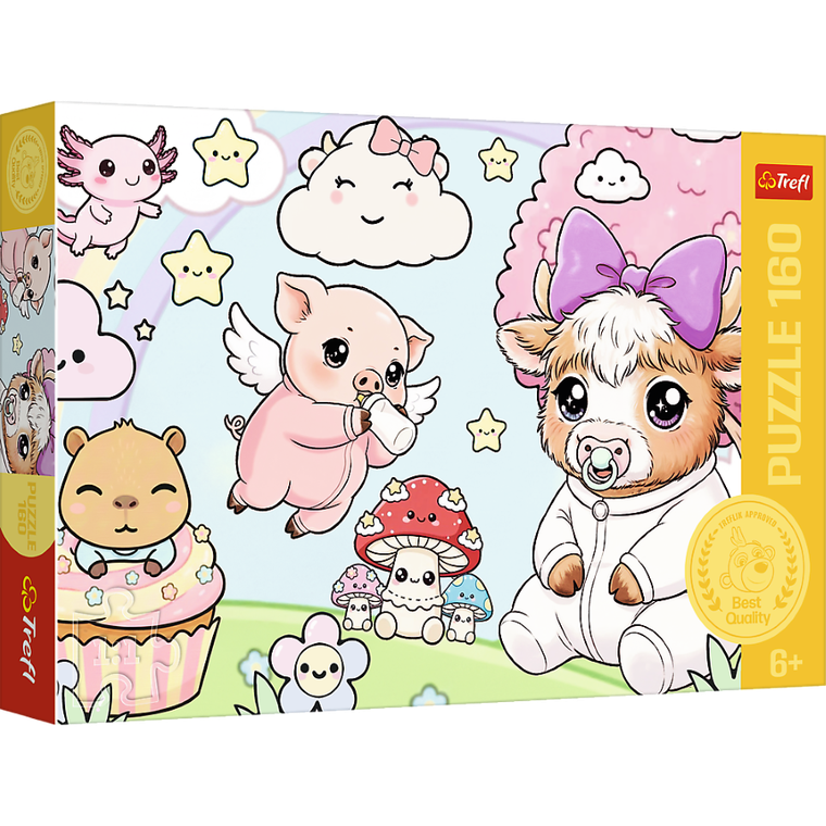 Trefl, Little Animals, puzzle, 160 piese