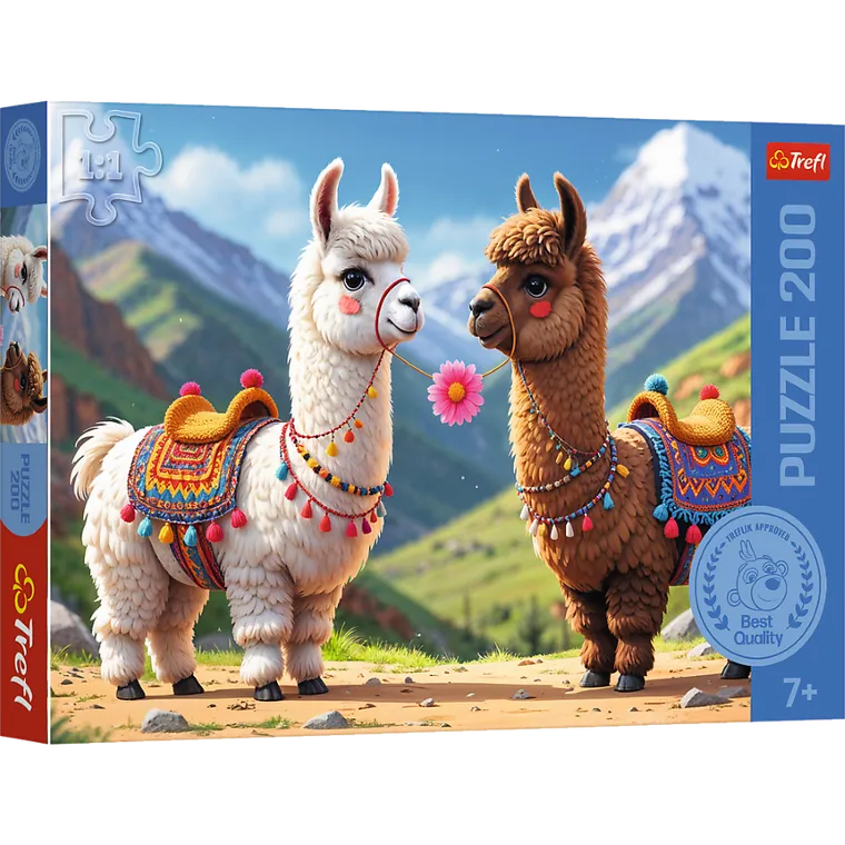 Trefl, Llamas, puzzle, 200 piese