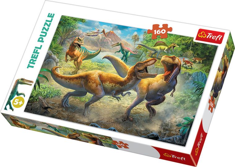 Trefl, Lupta tiranozaurilor, puzzle, 160 piese