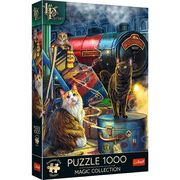 Trefl, Magic Collection, Lisa Parker, Witchwood Express, puzzle, 1000 piese