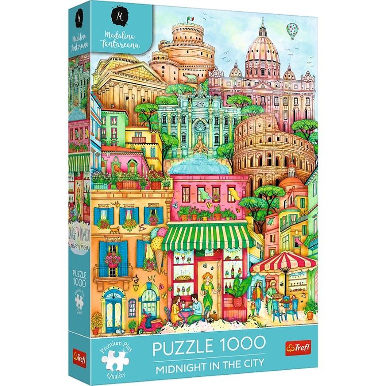 Trefl, Midnight in the City: Rome, puzzle, 1000 piese