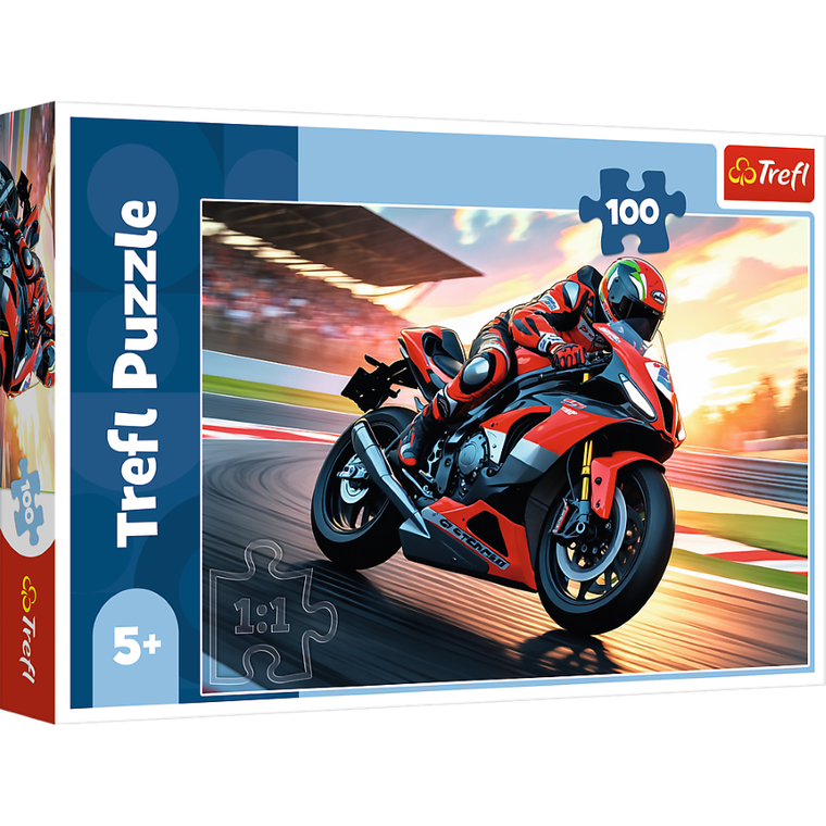 Trefl, Motorcycle, puzzle, 100 piese