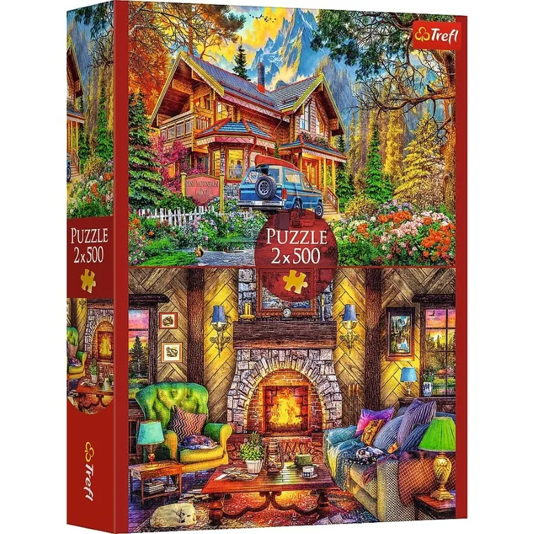 Trefl, Mountain Vacation Time, puzzle, 2-500 piese