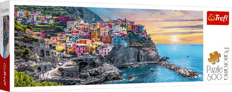 Trefl, Panorama, Italy, Vernazza, puzzle, 500 piese