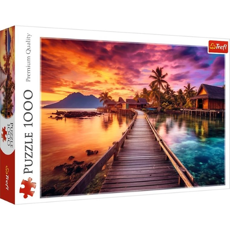 Trefl, Paradise Island, puzzle, 1000 piese