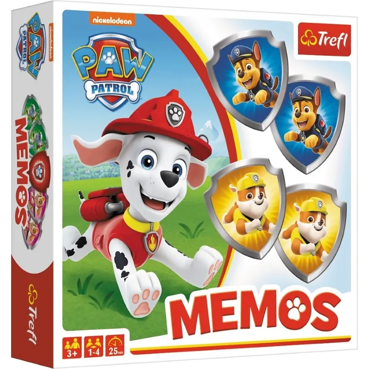 Trefl, Paw Patrol, memo-uri, joc