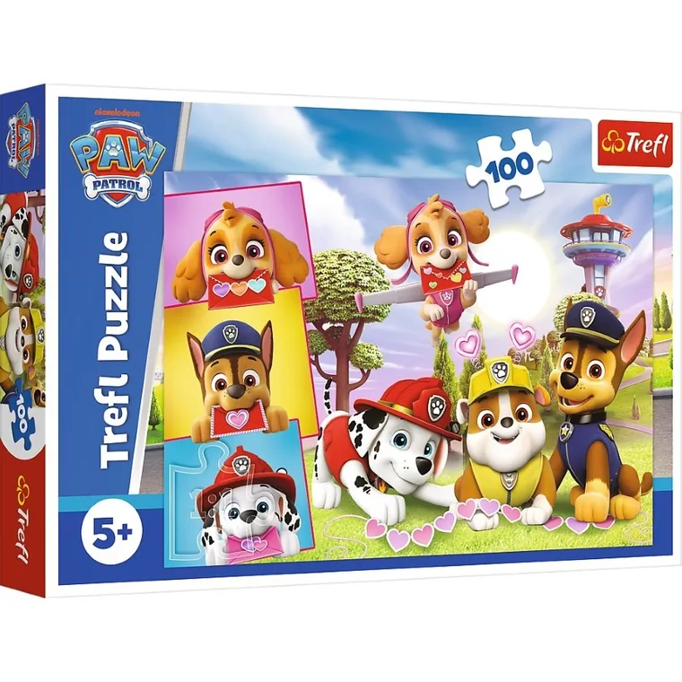 Trefl, Paw Patrol, puzzle, 100 piese