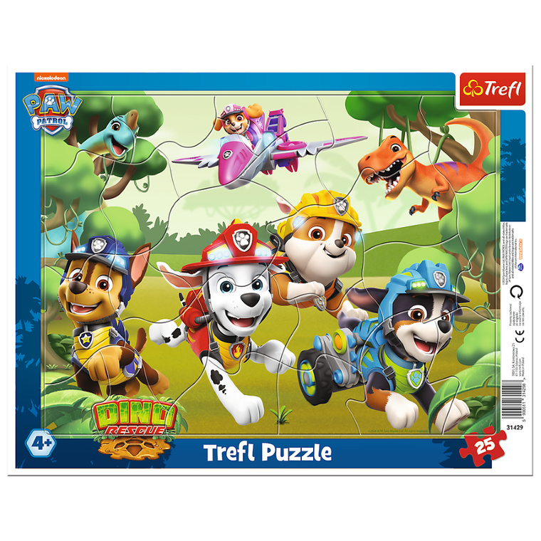 Trefl, Paw Patrol, puzzle, 25 piese