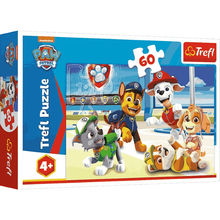 Trefl, Paw Patrol, puzzle, 60 piese