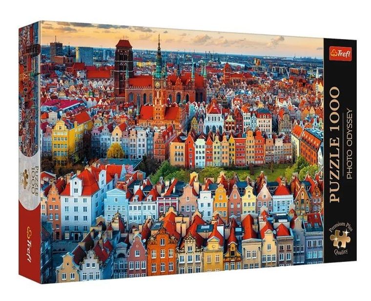 Trefl, Premium, Danzig Panorama, puzzle, 1000 piese