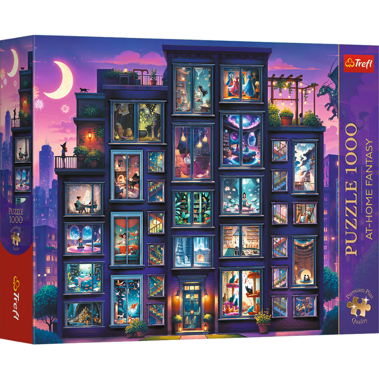 Trefl, Premium Plus, At Home Fantasy, Night Full of Stories, puzzle, 1000 piese