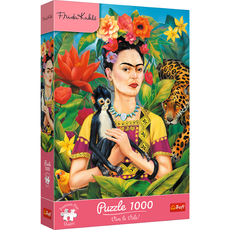Trefl, Premium Plus, Frida Kahlo, puzzle, 1000 piese