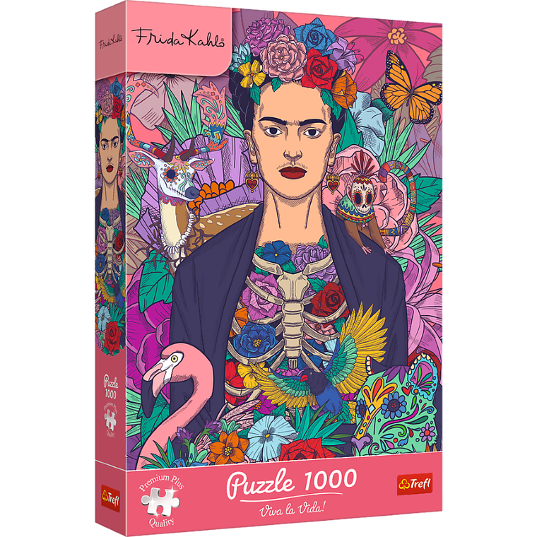 Trefl, Premium Plus, Frida Kahlo, puzzle, 1000 piese