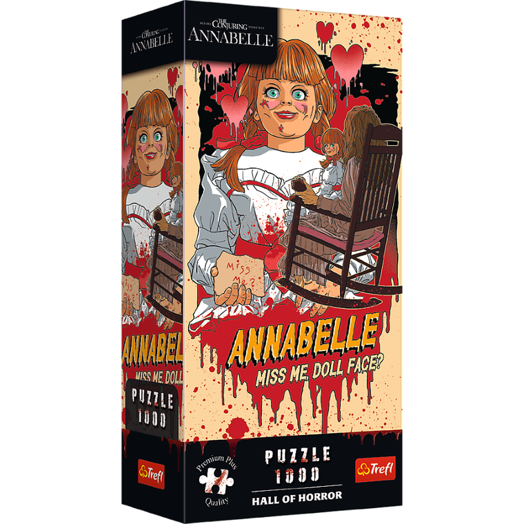 Trefl, Premium Plus, Hall of Horror, Annabelle, puzzle, 1000 piese