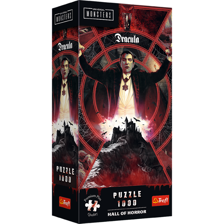 Trefl, Premium Plus, Hall of Horror, Dracula, puzzle, 1000 piese
