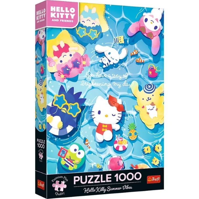 Trefl, Premium Plus, Hello Kitty, puzzle, 1000 piese