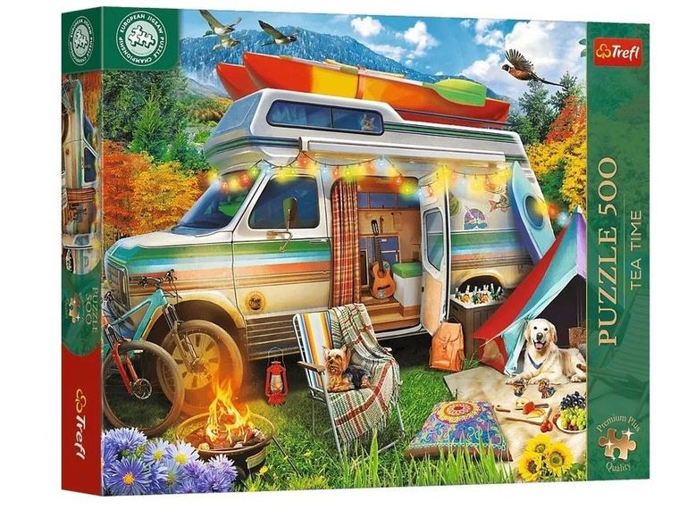 Trefl, Premium Plus, Tea Time, Camper, puzzle, 500 piese