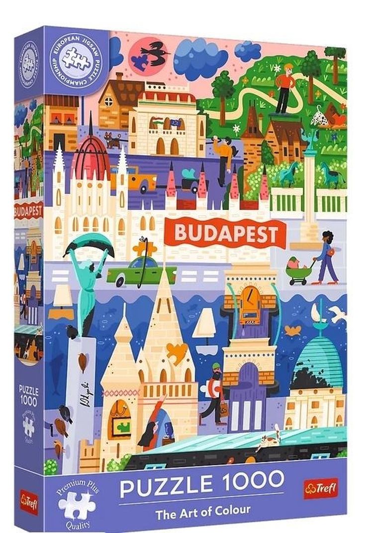 Trefl, Premium Plus, The Art of Colour, Budapest, puzzle, 1000 piese