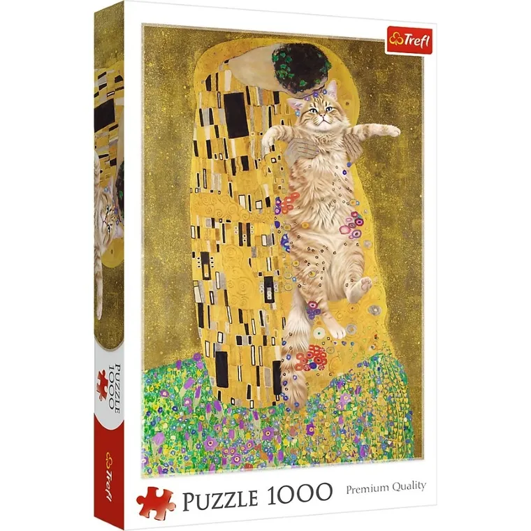 Trefl, Purrfect Kiss, puzzle, 1000 piese