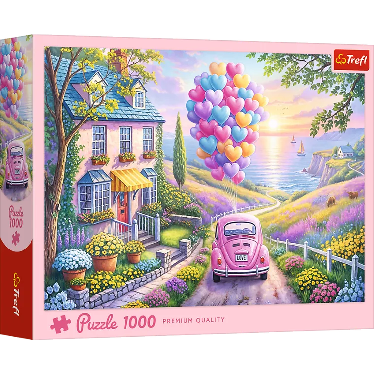 Trefl, Romantic Trip, puzzle, 1000 piese