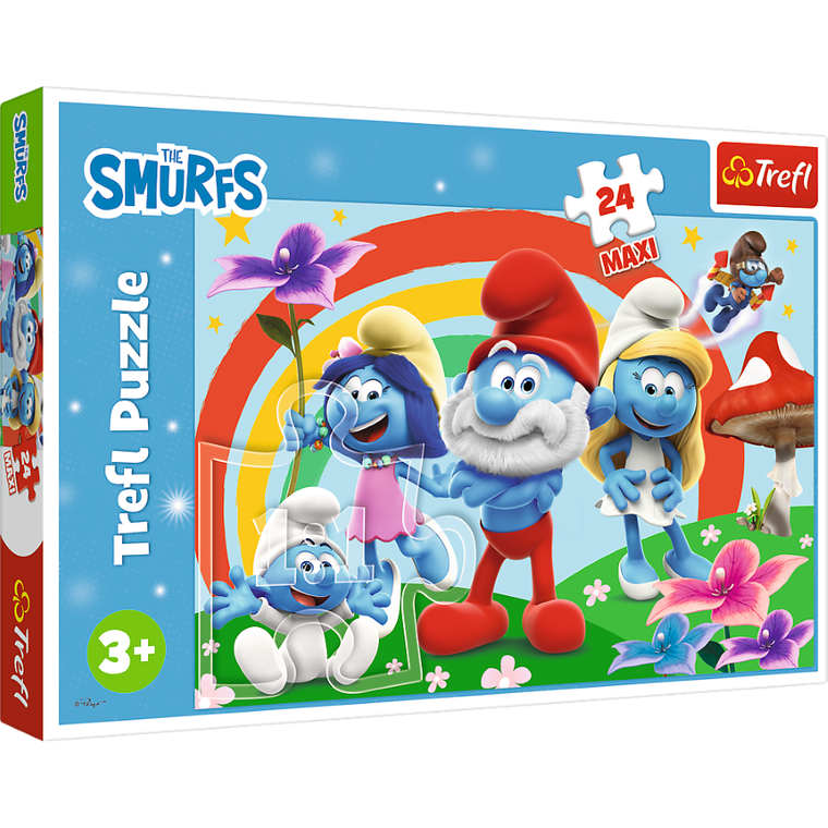 Trefl, Smurfs, puzzle maxi, 24 piese