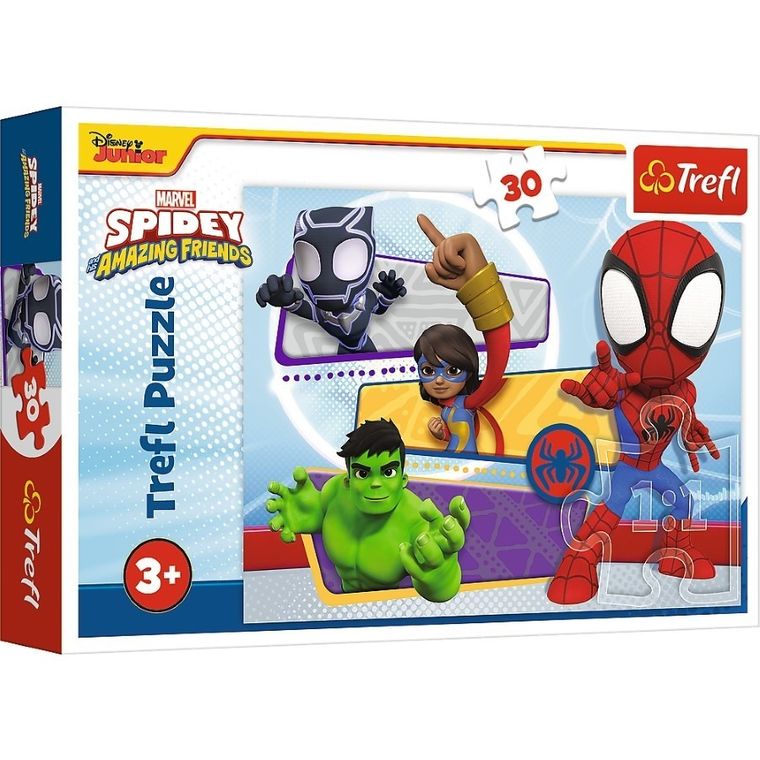 Trefl, Spidey si Prietenii, puzzle, 30 piese