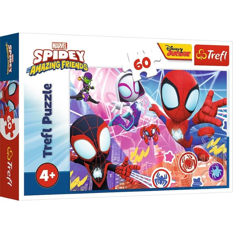 Trefl, Spidey si Prietenii sai fantastici, puzzle, 60 piese