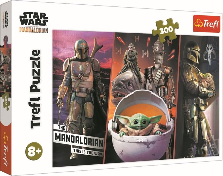Trefl, Star Wars Mandalorian, Baby Yoda secret, puzzle, 300 piese