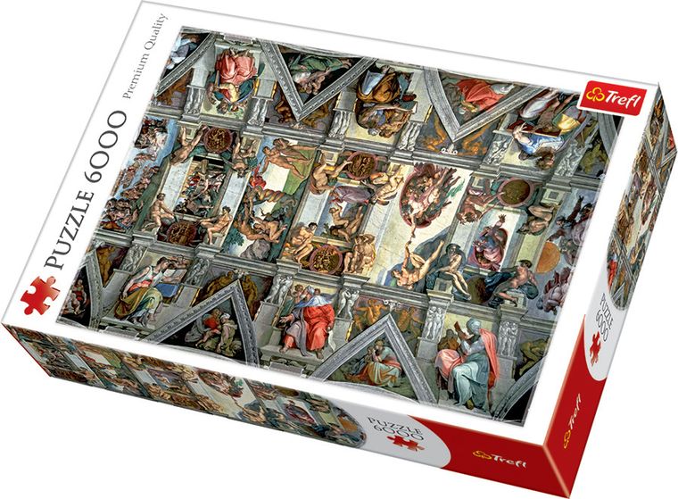 Trefl, Tavan capela sixtina, puzzle, 6000 piese - smyk.ro