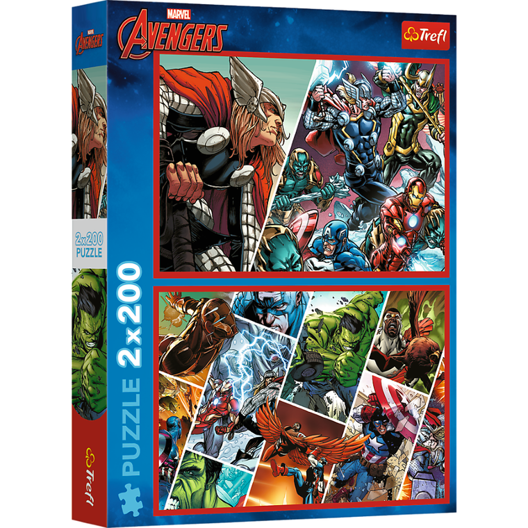 Trefl, The Avengers, puzzle, 2-200 piese