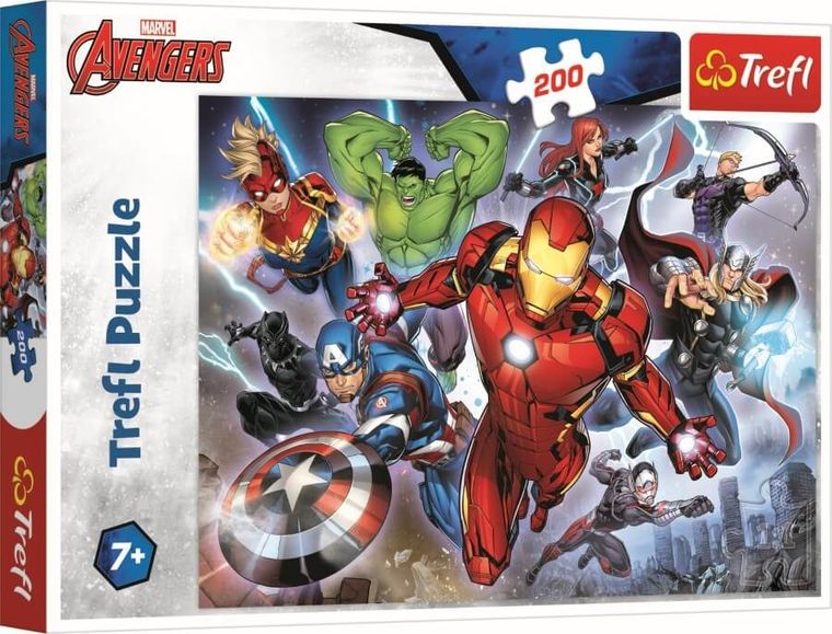 Trefl, The Avengers, Razbunatorii puternici, puzzle, 200 piese
