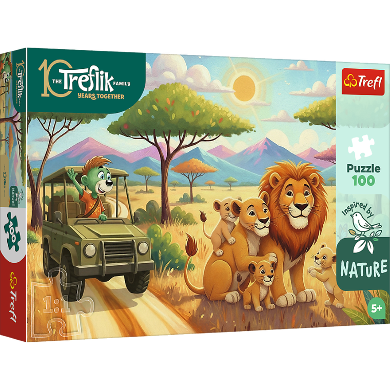 Trefl, Trefliks, Inspired By Nature, Lei, puzzle, 100 piese
