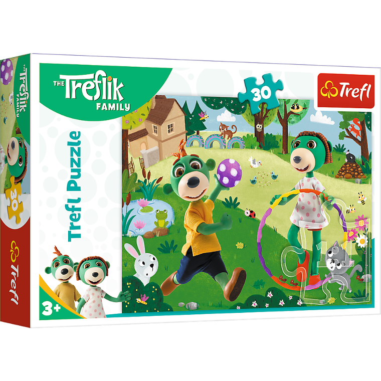 Trefl, Trefliks, puzzle, 30 piese