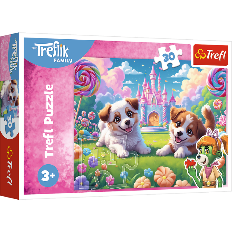 Trefl, Trefliks, puzzle, 30 piese