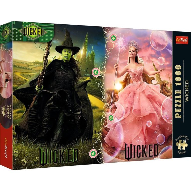 Trefl, Wicked, Elphaba & Glinda, puzzle, 1000 piese