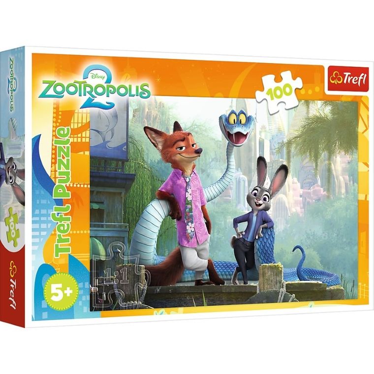 Trefl, Zootopia, puzzle, 100 piese