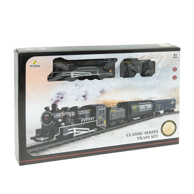 Tren clasic cu sine, lumini si sunete