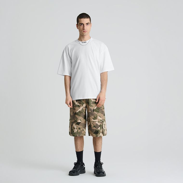 Tricou basic cu croiala oversize NOWEAR