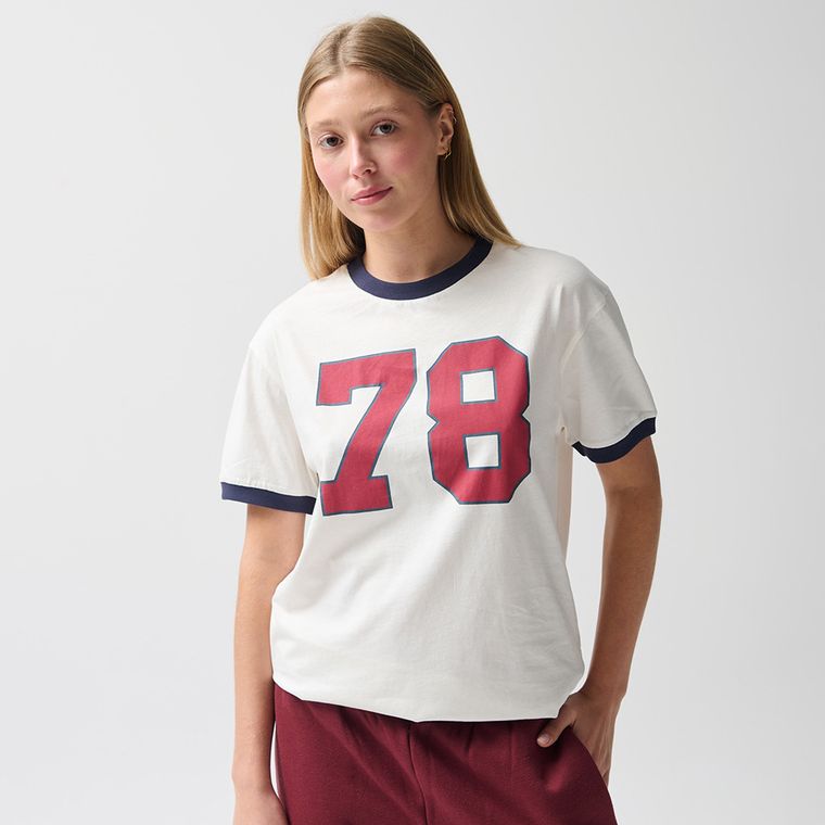 Tricou din bumbac cu imprimeu oversize NOWEAR