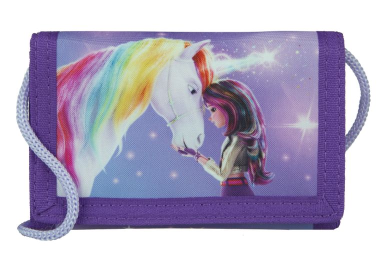 Unicorn Academy, portofel, violet