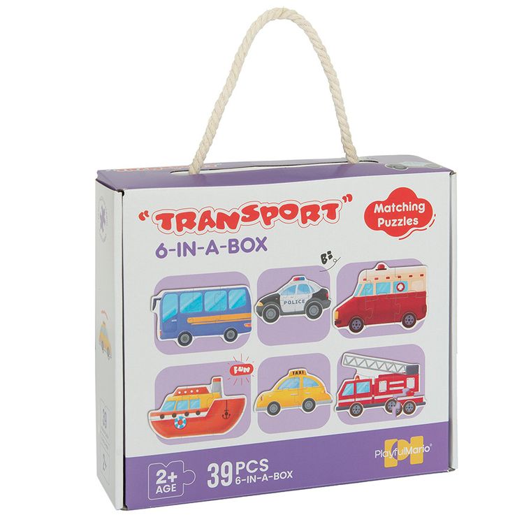 Vehicule, puzzle 6 in 1