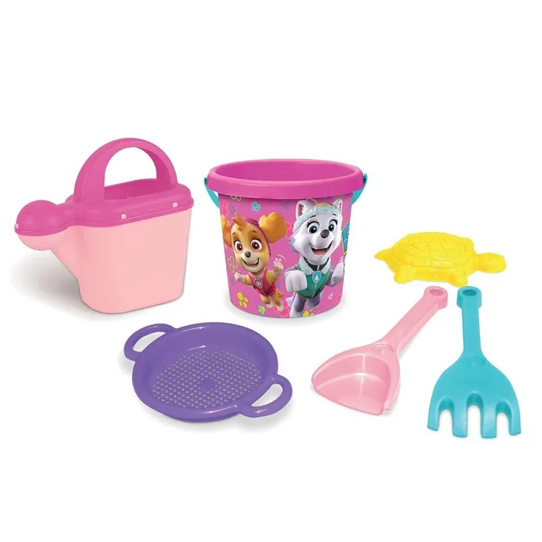 Wader, Paw Patrol, set de nisip, roz, 6 elemente